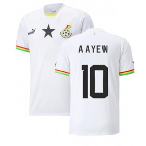 Ghana Andre Ayew #10 Replika Hjemmebanetrøje VM 2022 Kortærmet